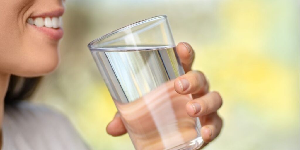 glass of water